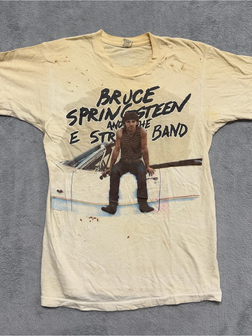Vtg 1984 Bruce Springsteen And The E Street Band Born In The USA T Shirt Mens M